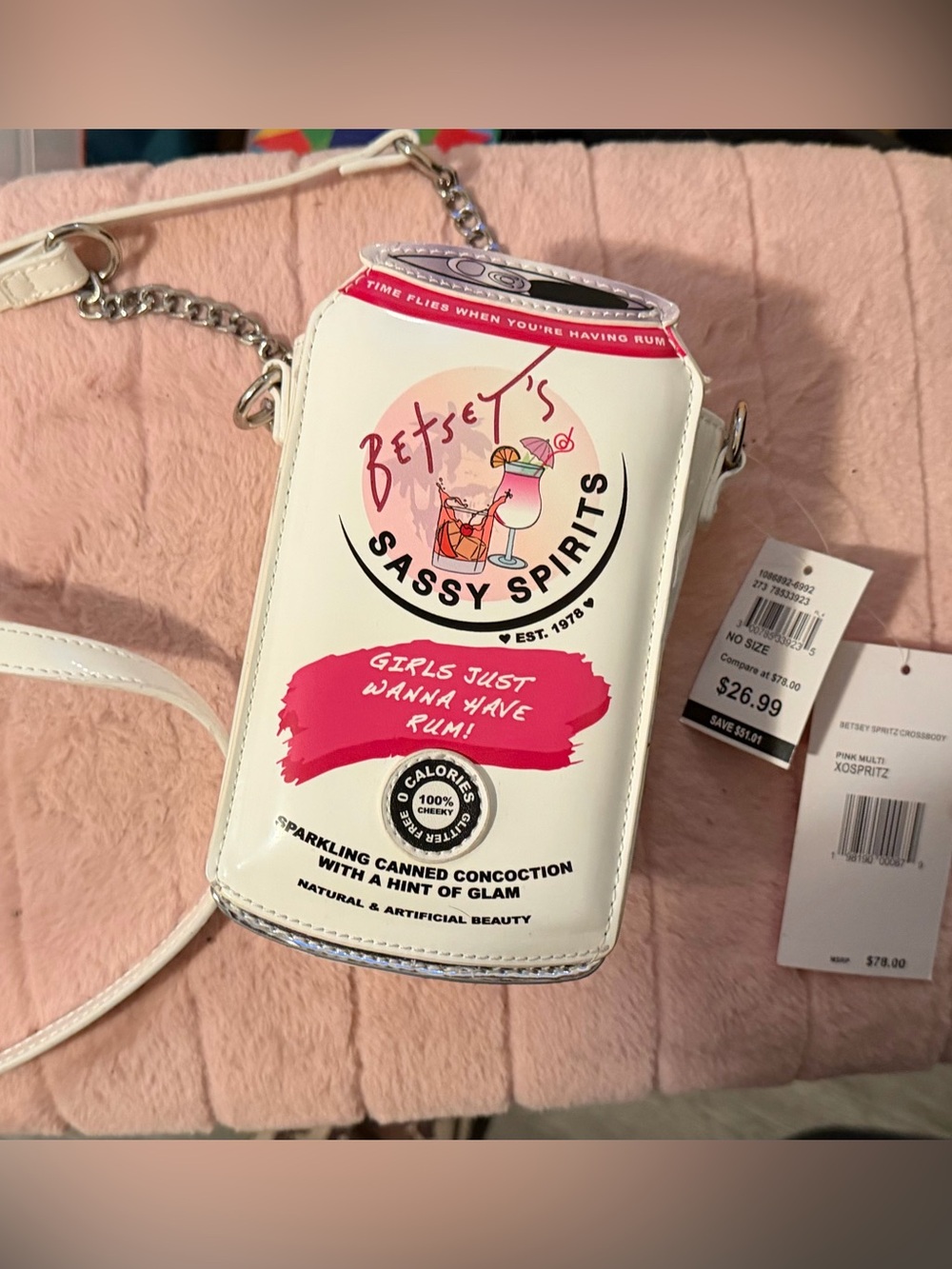 Betsey Johnson Drink Cross Body Bag - Picture 10 of 12